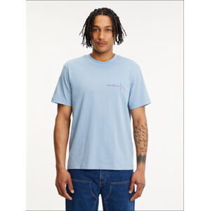 Calvin Klein pánské světle modré tričko - L (DAR)